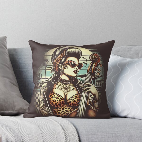 Item preview, Hot Rockabilly Girl designed and sold by PulpVintage.
