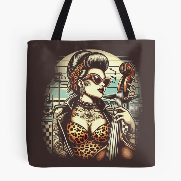 Item preview, Hot Rockabilly Girl designed and sold by PulpVintage.