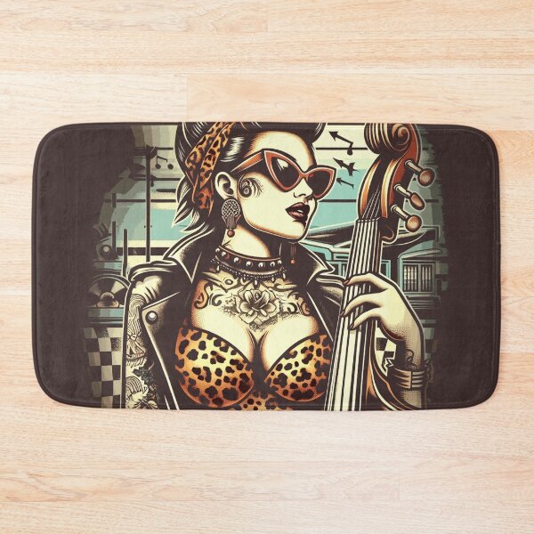Item preview, Hot Rockabilly Girl designed and sold by PulpVintage.