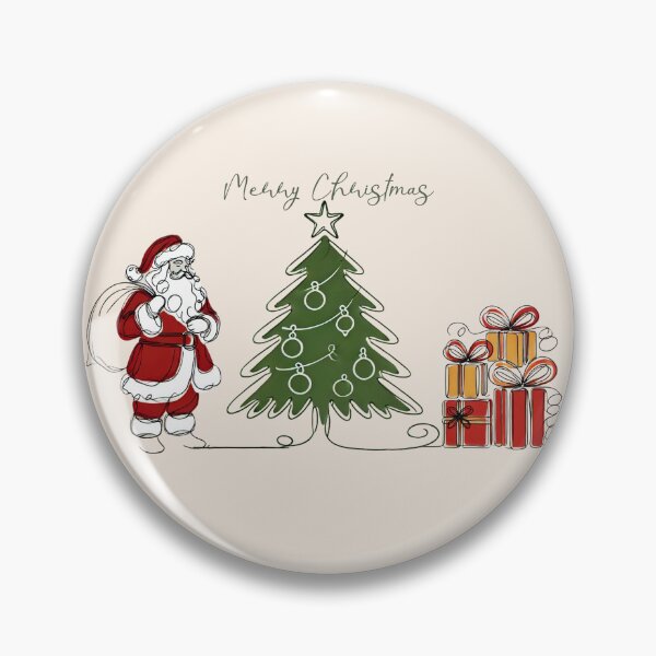 Item preview, One Line Merry Christmas Tree Presents Santa Clause 2024 Trend Mug designed and sold by The Art of Kkatarynka.