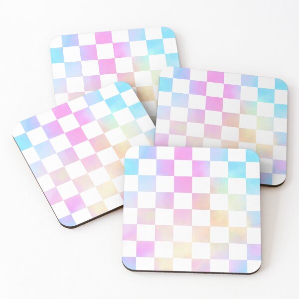 Item preview, Pastel Checker Pattern designed and sold by Julie Erin Designs.