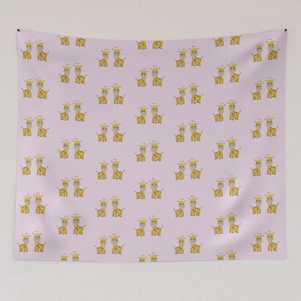 Item preview, Baby pink giraffes  designed and sold by Lauracolleen3.