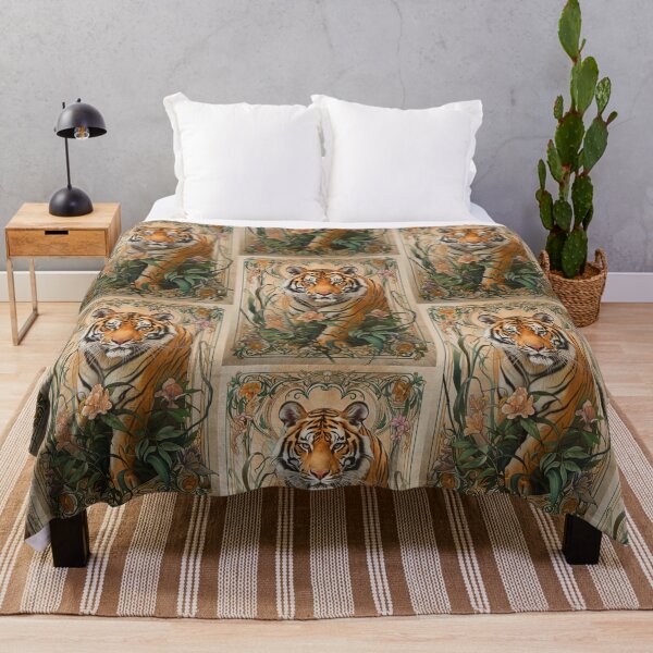 Item preview, Art nouveau tiger designed and sold by MendaciousMina.