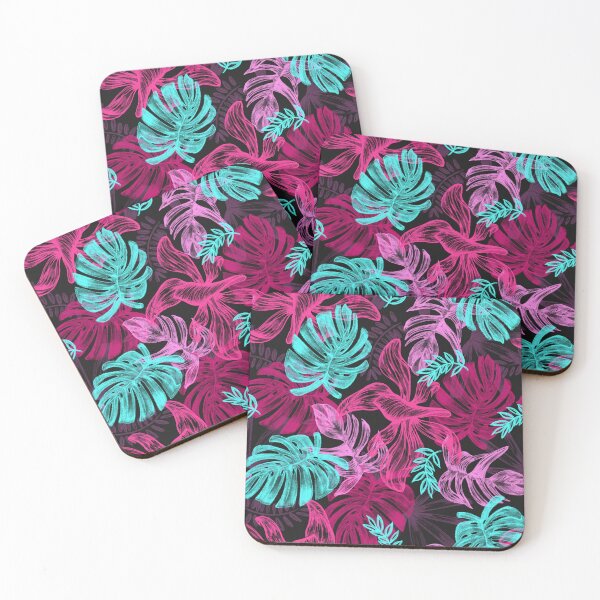 Item preview, Tropical Neon Nights - Bright Tropical Design designed and sold by LikocaArt.