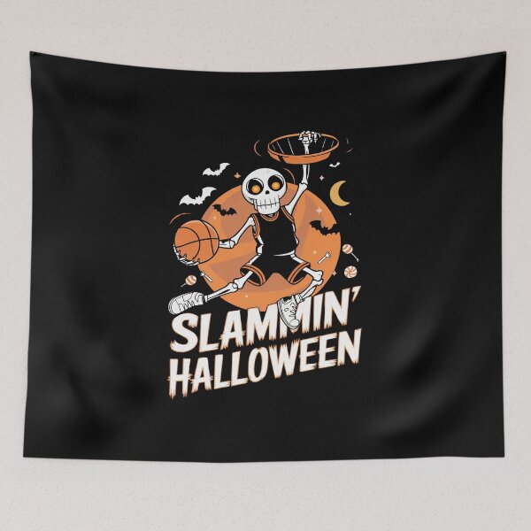 Item preview, Basketball Skeleton Halloween Men Boys Basketball Halloween designed and sold by PosiMCreations.