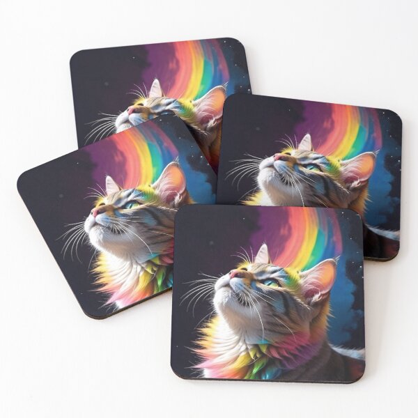 Item preview, Stellar Rainbow kitty designed and sold by CatOfMostTrades.