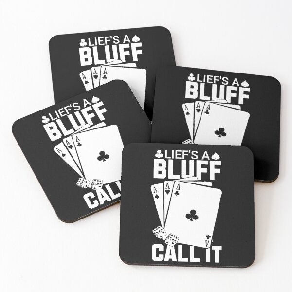 Item preview, Life's a Bluff Call It Poker designed and sold by PrintCrafting.
