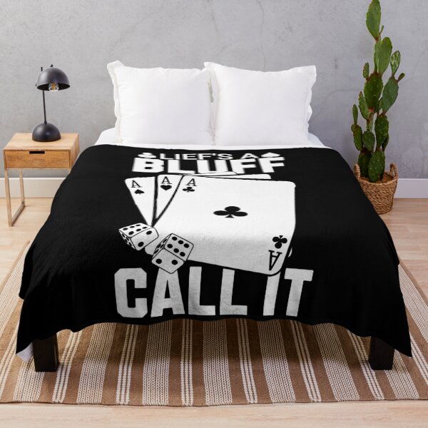 Item preview, Life's a Bluff Call It Poker designed and sold by PrintCrafting.