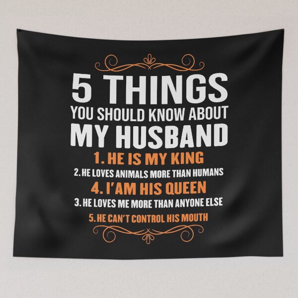 Item preview, 5 things you should know about my husband  designed and sold by limanol.