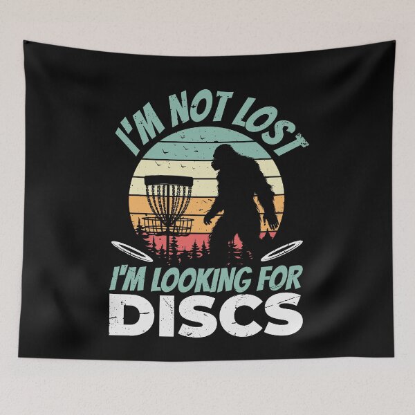 Item preview, I'm Not Lost I'm Looking for Discs Funny Disc Golf designed and sold by PrintCrafting.