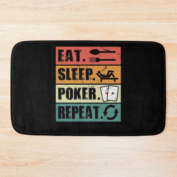 Artikelvorschau, Eat Sleep Poker Wiederholen Sie Poker-Liebhaber entworfen und verkauft von PrintCrafting.