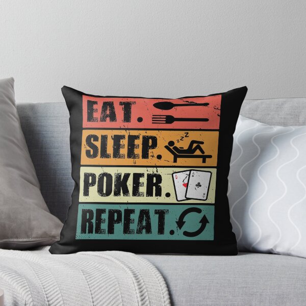 Artikelvorschau, Eat Sleep Poker Wiederholen Sie Poker-Liebhaber entworfen und verkauft von PrintCrafting.