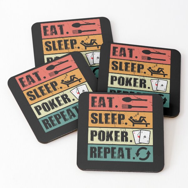 Item preview, Eat Sleep Poker Repeat Poker Lover designed and sold by PrintCrafting.