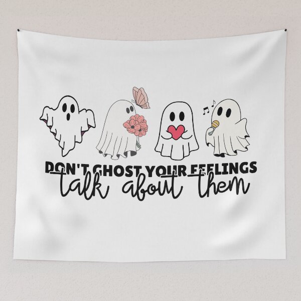 Item preview, don't ghost your feelings talk about them designed and sold by khallidaart.
