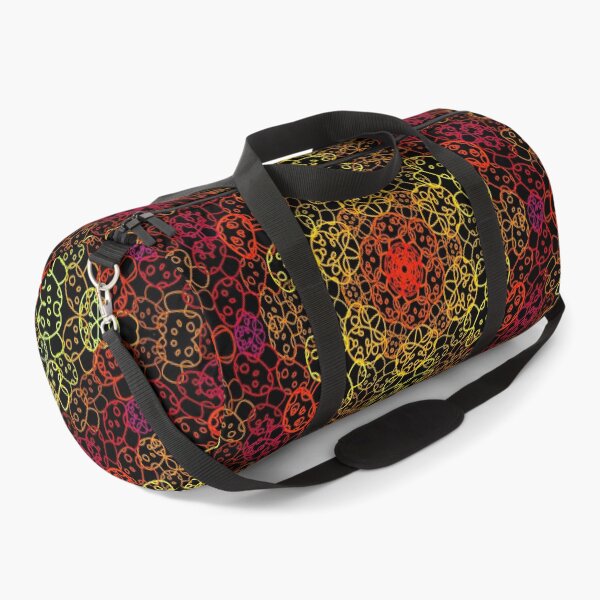 Item preview, Cursed Kaleidoscope - Vibrant Fire Mushrooms designed and sold by FinapplePudding.