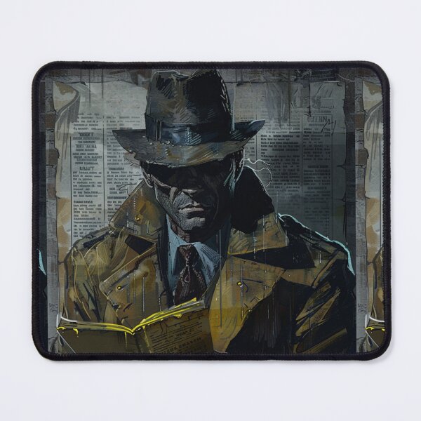 Item preview, Noir detective designed and sold by MendaciousMina.