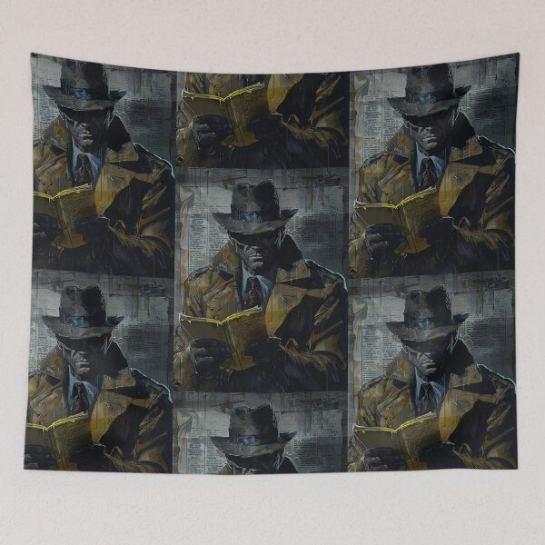Item preview, Noir detective designed and sold by MendaciousMina.
