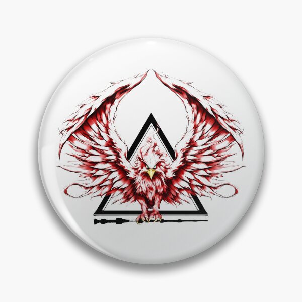 Item preview, Stylized Griffin and Wand - Magical Hallows Crest Design designed and sold by thetshirtstore.