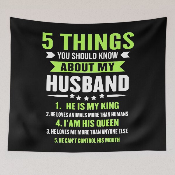 Item preview, 5 things you should know about my husband  designed and sold by limanol.