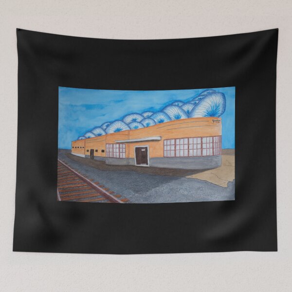 Item preview, Art Deco Train Station designed and sold by lisavonbiela.