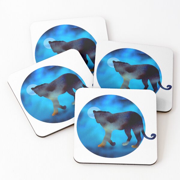 Item preview, Night Tiger-watercolor painting effect designed and sold by SamirArt.