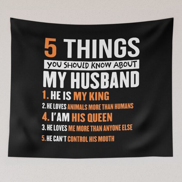 Item preview, 5 things you should know about my husband  designed and sold by limanol.