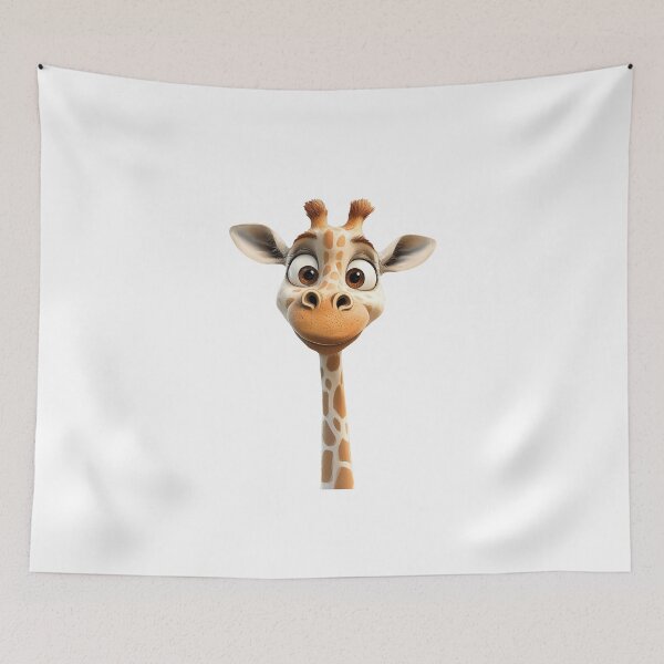 Item preview, Cartoon Giraffe Illustration 3D effect designed and sold by Art-Beans.