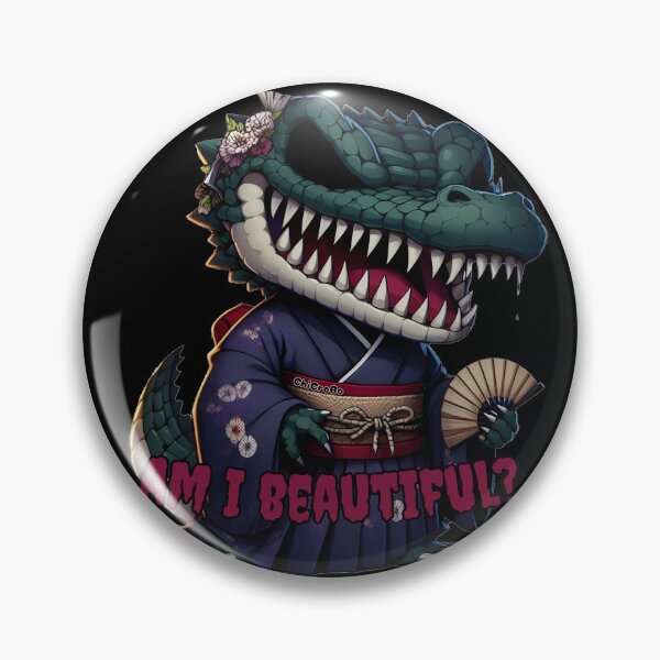 Item preview, ChiCroBo: Chibi Crocodile as a Spooky Kuchisake-onna for Halloween designed and sold by ChiAniBo-Red.