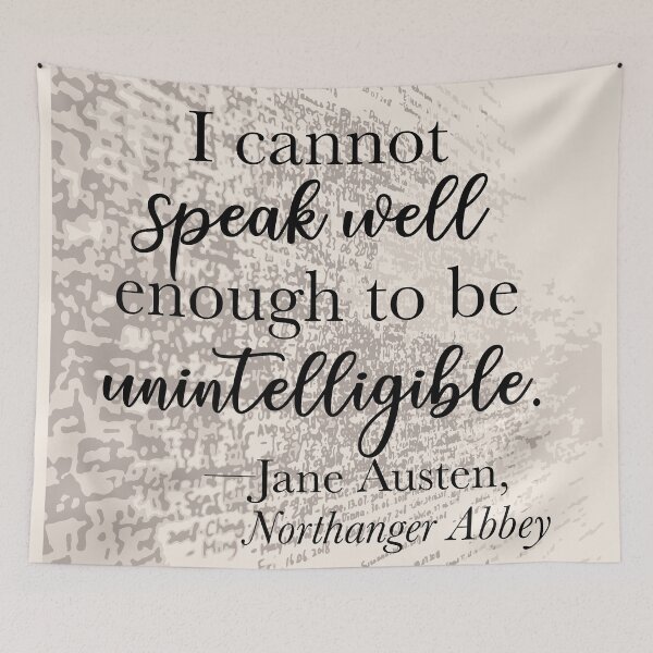 Item preview, I Cannot Speak Well Enough to Be Unintelligible designed and sold by NerdyThreadArt.