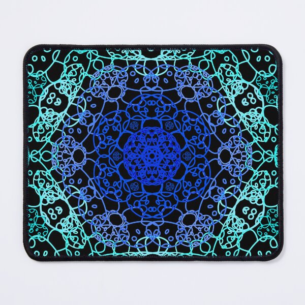 Item preview, Cursed Kaleidoscope - Blue Mushrooms designed and sold by FinapplePudding.