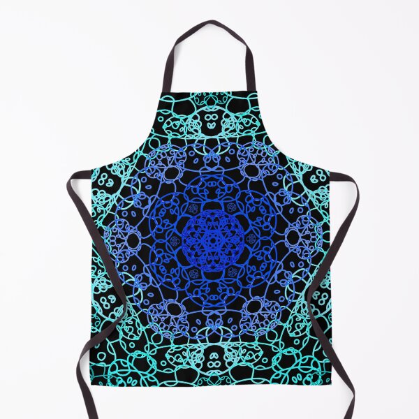 Item preview, Cursed Kaleidoscope - Blue Mushrooms designed and sold by FinapplePudding.