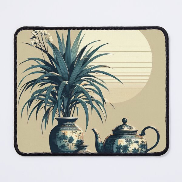 Item preview, Tranquil Teatime under the Full Moon designed and sold by ZenOfAIarts.