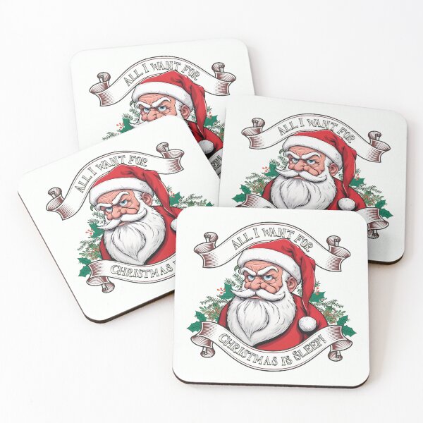 Item preview, Grumpy Santa Says, "All I Want for Christmas is Sleep!" designed and sold by ORuaircDesigns.