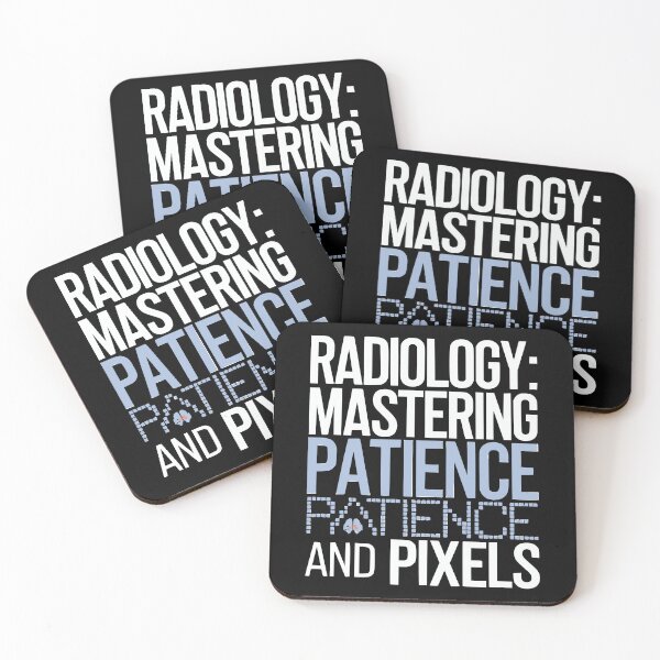 Item preview, Radiology: Mastering Patience and Pixels – Funny Medical Design designed and sold by OwlWorks.