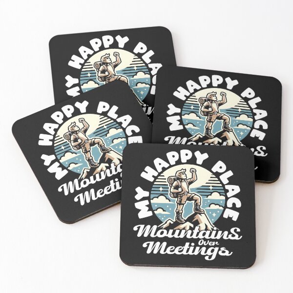 Item preview, MY HAPPY PLACE: MOUNTAINS OVER MEETINGS designed and sold by KEF Custom.