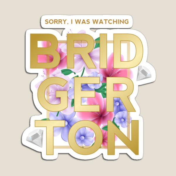 Aperçu de l'œuvre Désolé, je regardais Bridgerton sur Netflix créée et vendue par KamiTrendz.