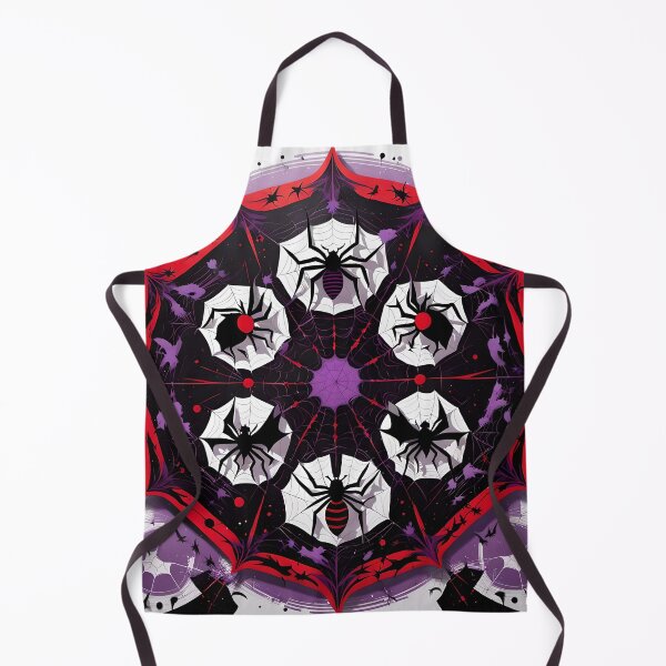Item preview, Spiderweb Mandala with Spiders and Bats designed and sold by MandalasShops.