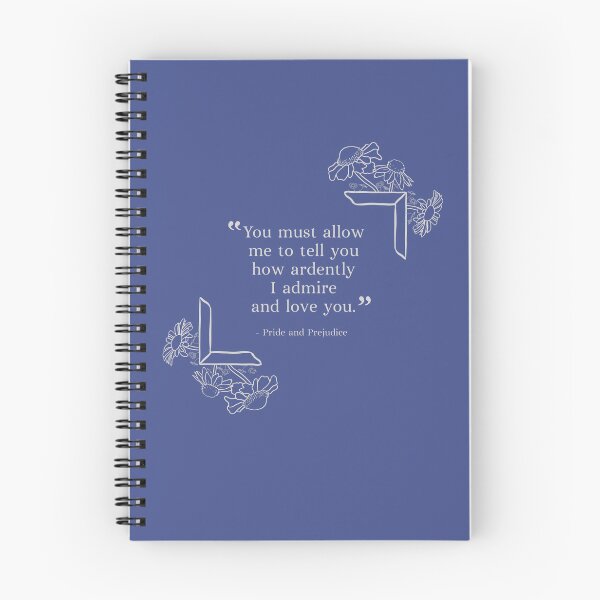 Item preview, Most Ardently Pride and Prejudice Quote Light Version designed and sold by WilfredsWords.