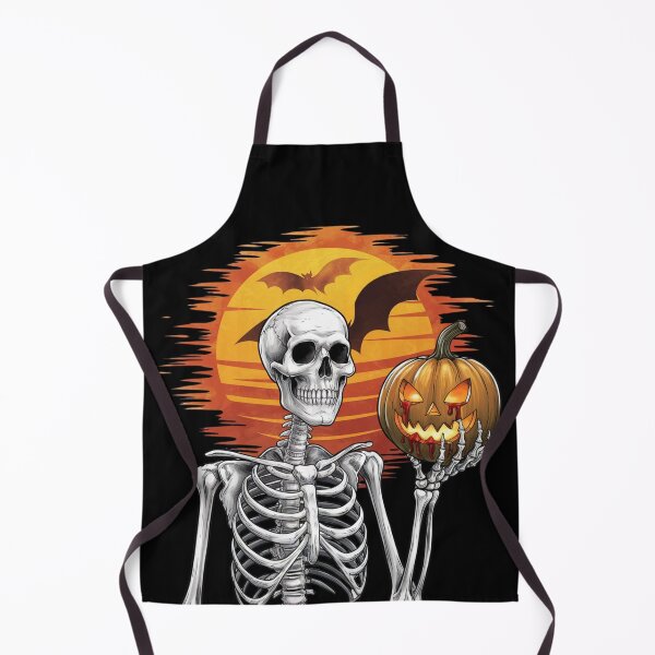 Item preview, Skeleton with Pumpkin at Sunset designed and sold by Promoc.