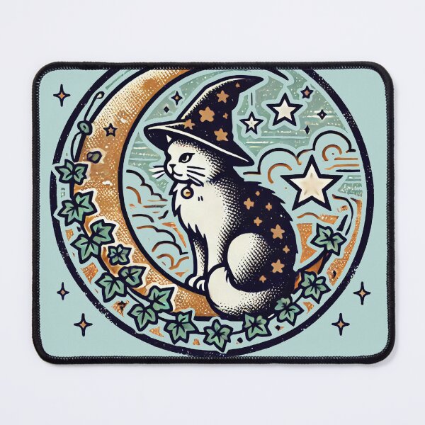 Item preview, Wizard Cat  designed and sold by FrictionMaxxing.