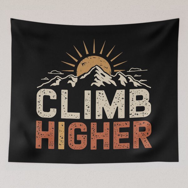 Item preview, Climb higher Vintage art designed and sold by ArtbySameer.