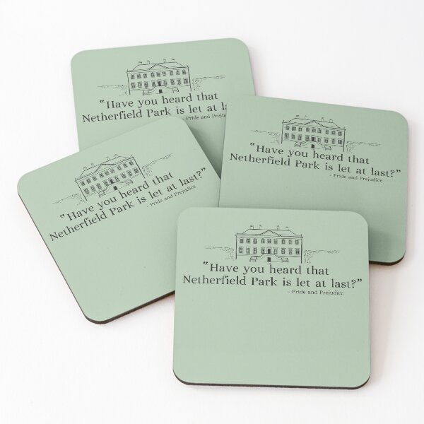 Item preview, Netherfield Park Is Let At Last designed and sold by WilfredsWords.
