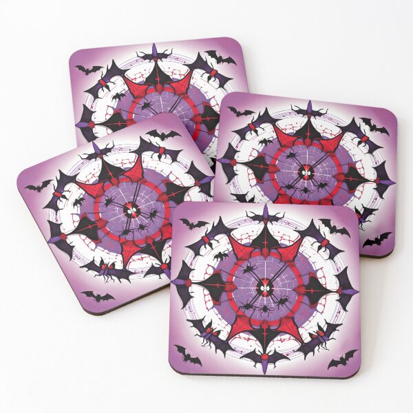 Item preview, Dark Mandala of Bats and Spiders designed and sold by MandalasShops.