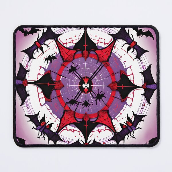 Item preview, Dark Mandala of Bats and Spiders designed and sold by MandalasShops.