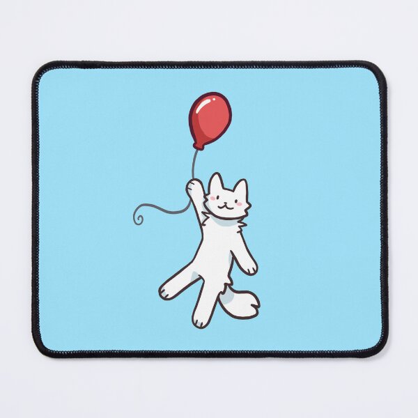 Item preview, Cat Floating Away With A Balloon designed and sold by CatBucket.