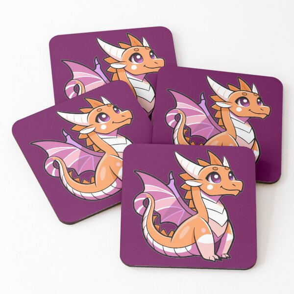 Item preview, cute subtle lesbian pride dragon designed and sold by rlav123.
