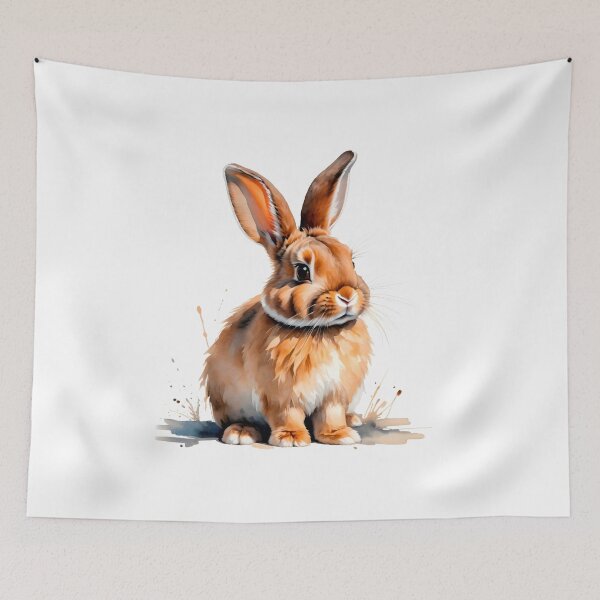 Item preview, Fluffy Bunny In Painting Style designed and sold by Adelberton.