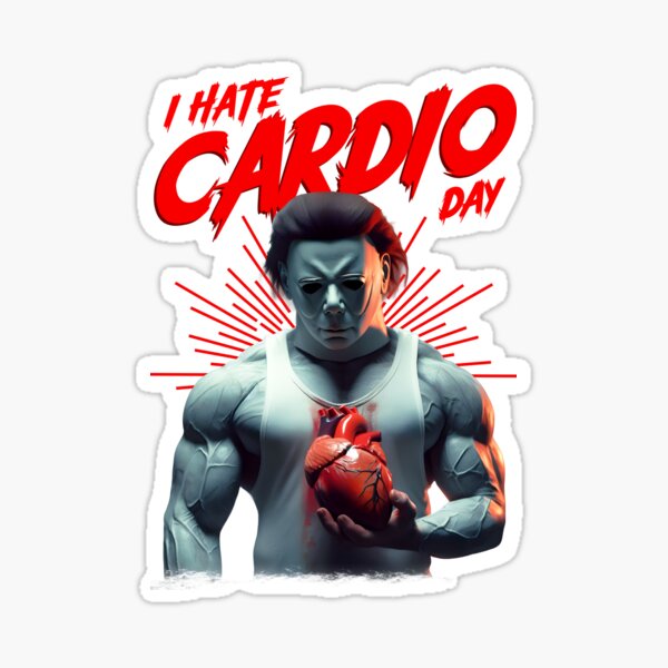Item preview, I Hate Cardio Day designed and sold by Black Wolf Style.