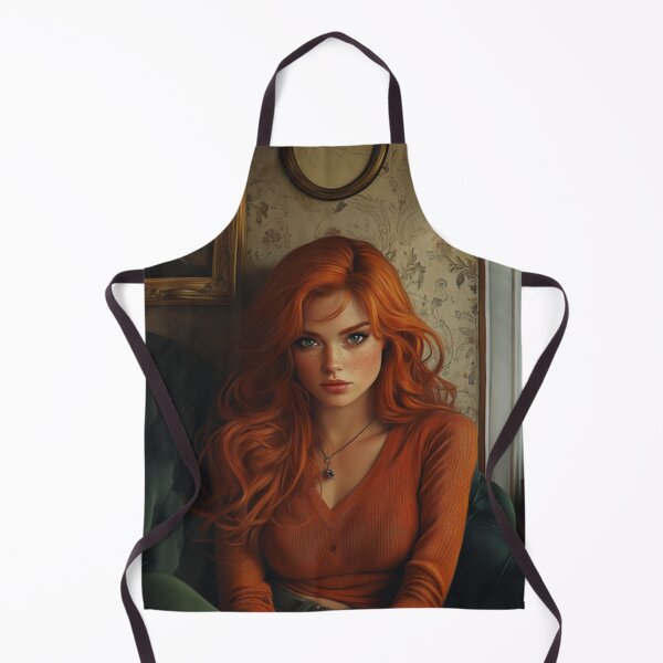 Item preview, red head witch designed and sold by CursedbyLilith.