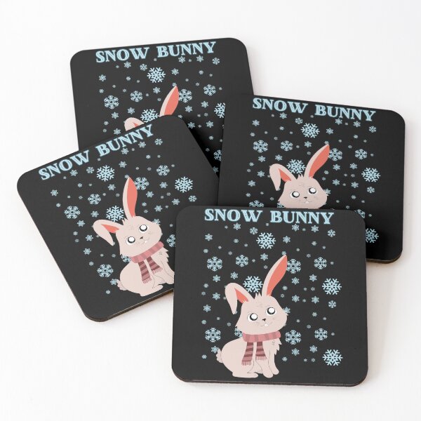 Item preview, Snow Bunny Gift for Bunny Lover Cute Winter Bunny designed and sold by UN-FUR-GETTABLE.